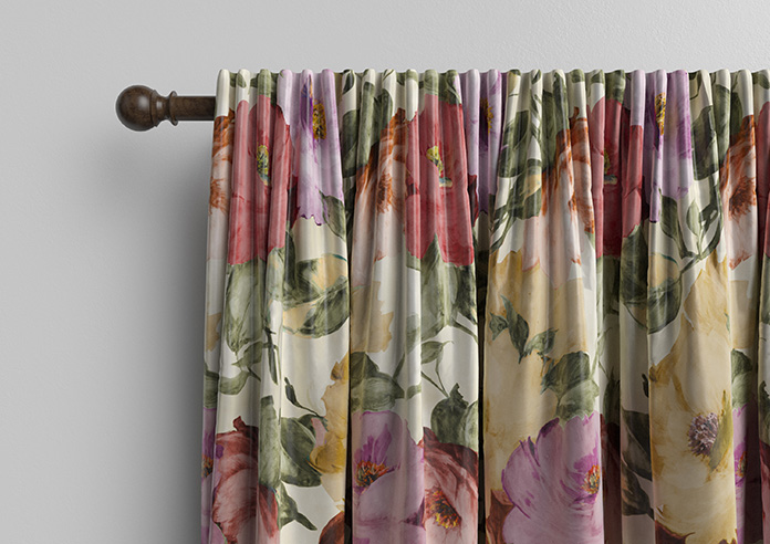 Amelia Faux Silk, Berry Blush - Made to Measure Curtain - Image 10